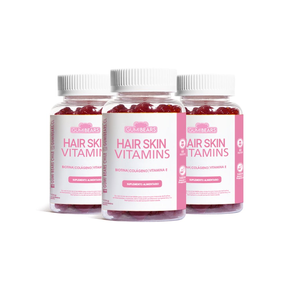 VITAMINAS HAIR&SKIN COLÁGENO - BIOTINA 3UN - GUMIBEARS - Desert Woman