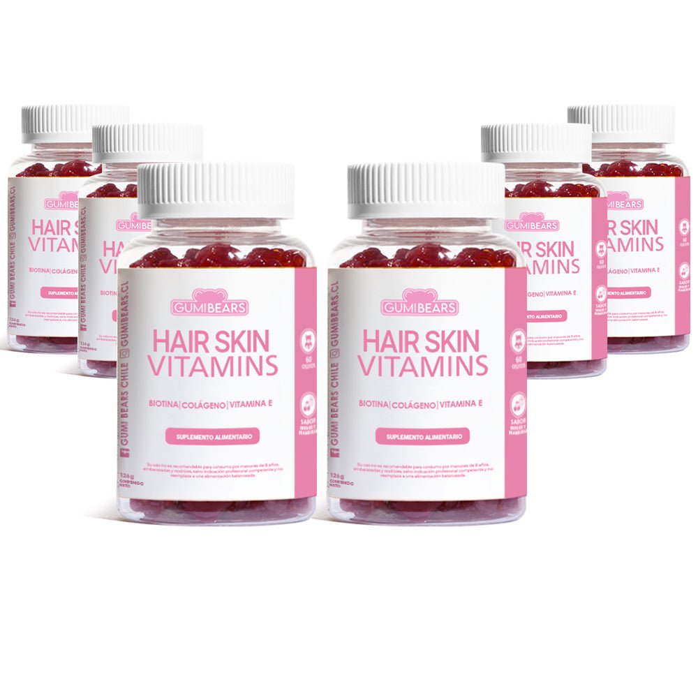 VITAMINAS HAIR&SKIN COLÁGENO - BIOTINA 6UN - GUMIBEARS - Desert Woman
