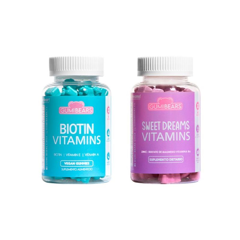 KIT VITAMINAS BIOTIN + SWEET DREAMS - GUMIBEARS