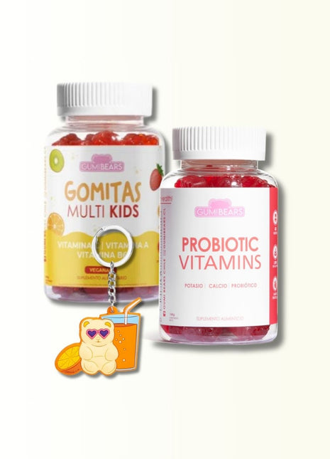 GOMITAS MULTI KIDS + PROBIOTIC VITAMINS + LLAVERO