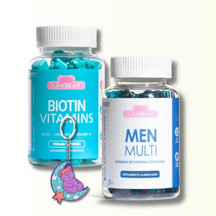 PACK BIOTINA + MULTIMEN + LLAVERO