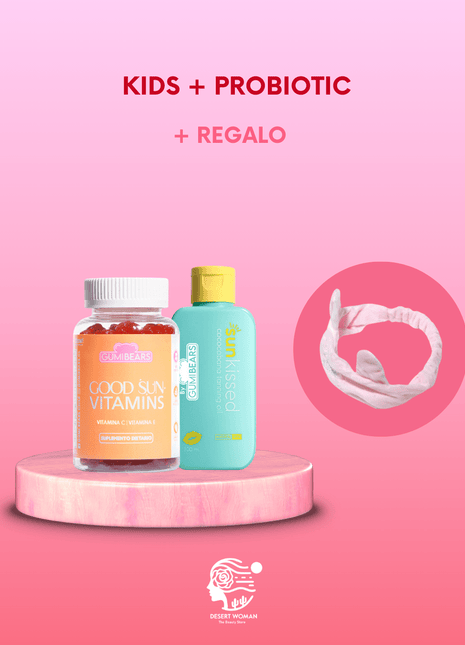 Good sun vitamins + Sun kissed + Cintillo rosa (gratis) - Desert Woman
