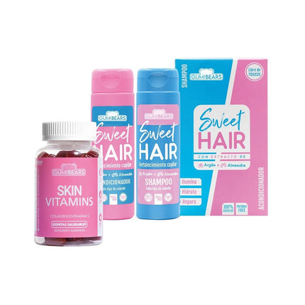 KIT SHAMPOO SWEET HAIR + VITAMINAS SKIN - GUMIBEARS - Desert Woman