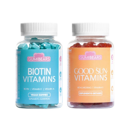 KIT VITAMINAS BIOTIN + GOODSUN - GUMIBEARS - Desert Woman
