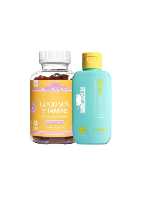 KIT VITAMINAS GOOD SUN + BRONCEADOR SUN KISSED - GUMIBEARS - Desert Woman