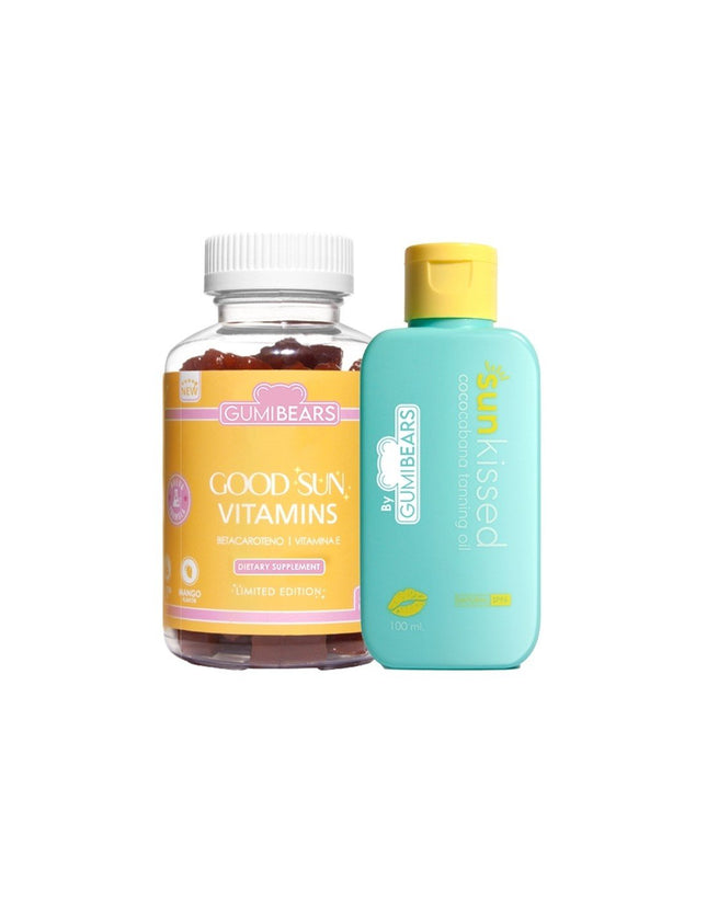 KIT VITAMINAS GOOD SUN + BRONCEADOR SUN KISSED - GUMIBEARS - Desert Woman