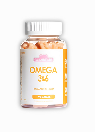 VITAMINA OMEGA 3&6 ACEITES ESENCIALES 1 MES - GUMIBEARS