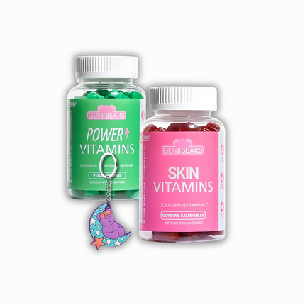 PACK POWER VITAMINS + SKIN VITAMINS + LLAVERO
