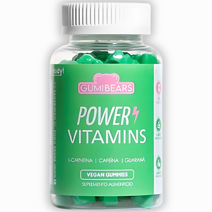 VITAMINAS POWER ENERGIZANTE 1 MES - GUMIBEARS