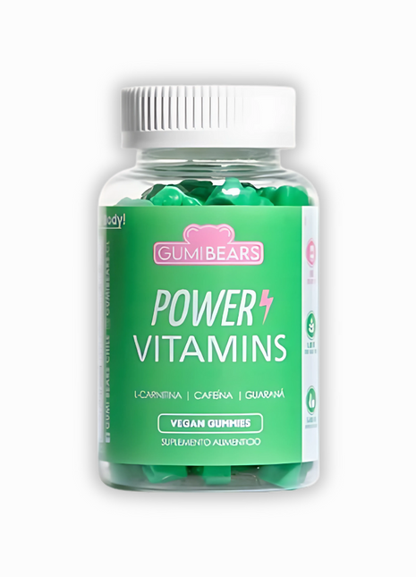 VITAMINAS POWER ENERGIZANTE 1 MES - GUMIBEARS