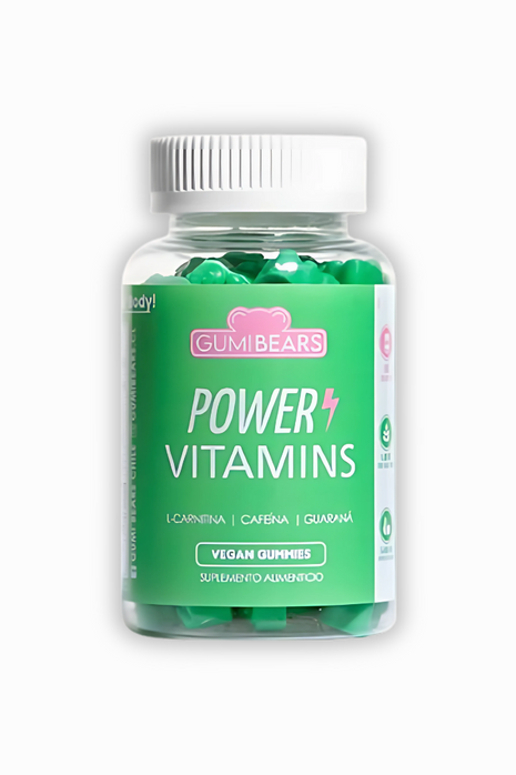 VITAMINAS POWER ENERGIZANTE 1 MES - GUMIBEARS