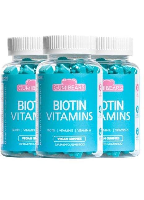VITAMINAS BIOTIN PARA EL CABELLO 3MESES - GUMIBEARS - Desert Woman