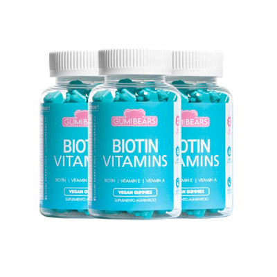 VITAMINAS BIOTIN PARA EL CABELLO 3MESES - GUMIBEARS - Desert Woman