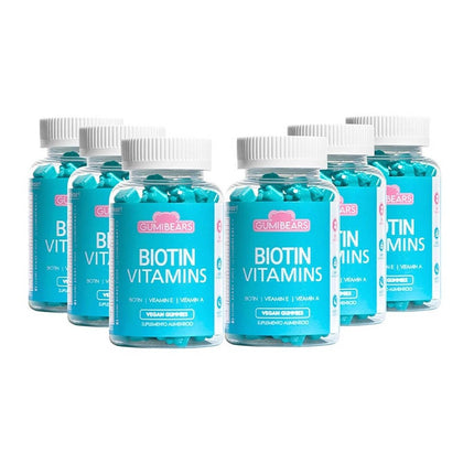 VITAMINAS BIOTIN PARA EL CABELLO 6MESES - GUMIBEARS - Desert Woman