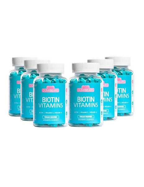 VITAMINAS BIOTIN PARA EL CABELLO 6MESES - GUMIBEARS - Desert Woman
