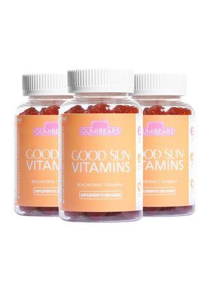 VITAMINAS GOODSUN BETACAROTENO 3MESES - GUMIBEARS - Desert Woman