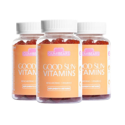 VITAMINAS GOODSUN BETACAROTENO 3MESES - GUMIBEARS - Desert Woman