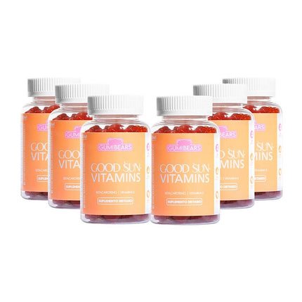 VITAMINAS GOODSUN BETACAROTENO 6MESES - GUMIBEARS - Desert Woman