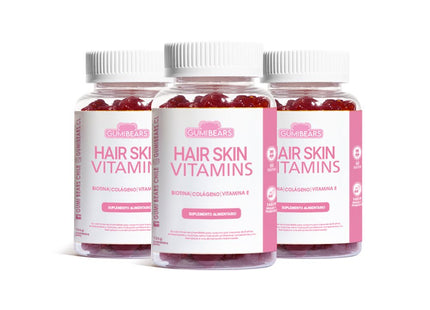 VITAMINAS HAIR&SKIN COLÁGENO - BIOTINA 3UN - GUMIBEARS - Desert Woman