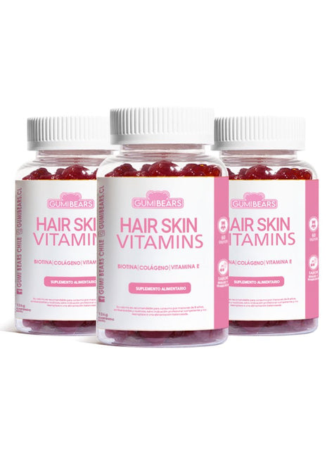 VITAMINAS HAIR&SKIN COLÁGENO - BIOTINA 3UN - GUMIBEARS - Desert Woman