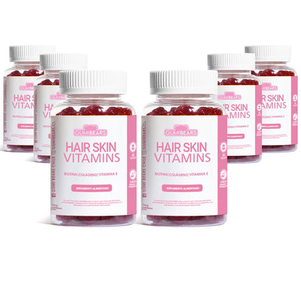 VITAMINAS HAIR&SKIN COLÁGENO - BIOTINA 6UN - GUMIBEARS - Desert Woman