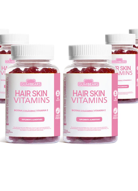 VITAMINAS HAIR&SKIN COLÁGENO - BIOTINA 6UN - GUMIBEARS - Desert Woman