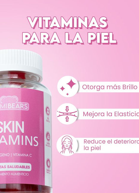VITAMINAS SKIN COLÁGENO 1MES - GUMIBEARS - Desert Woman